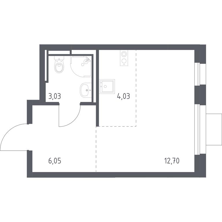 Apartment Sale, 25.81 sq. m. at Pribrezhnyi Park, Pribrezhniy Park Residential Complex, Village of Yam, Domodedovo City District, Moscow Region, Russia #1 Apartment Sale, 25.81 sq. m. at Pribrezhnyi Park, Pribrezhniy Park Residential Complex, Village of Yam, Domodedovo City District, Moscow Region, Russia #1