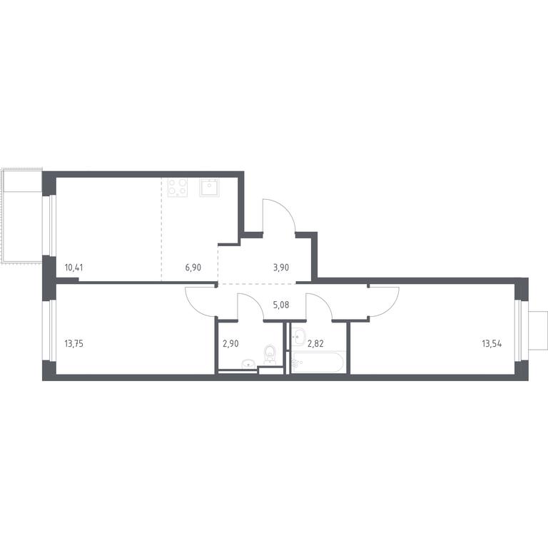1-BD Apartment Sale, 59.3 sq. m. at Pribrezhnyi Park, Pribrezhniy Park Residential Complex, Village of Yam, Domodedovo City District, Moscow Region, Russia #1 1-BD Apartment Sale, 59.3 sq. m. at Pribrezhnyi Park, Pribrezhniy Park Residential Complex, Village of Yam, Domodedovo City District, Moscow Region, Russia #1