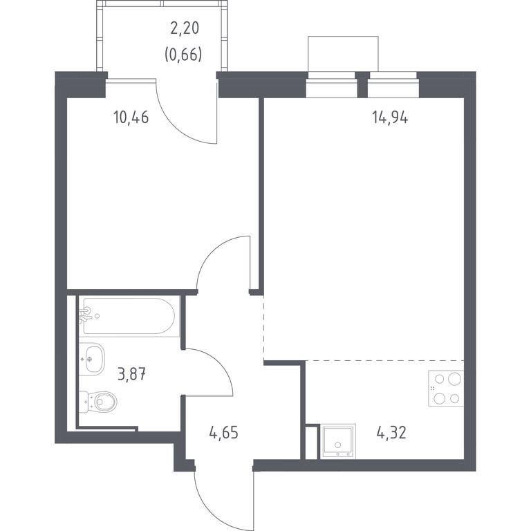 Apartment Sale, 38.9 sq. m. at Molzhaninovo, Leningradskoye Highway, 229, Moscow, Russia #1 Apartment Sale, 38.9 sq. m. at Molzhaninovo, Leningradskoye Highway, 229, Moscow, Russia #1