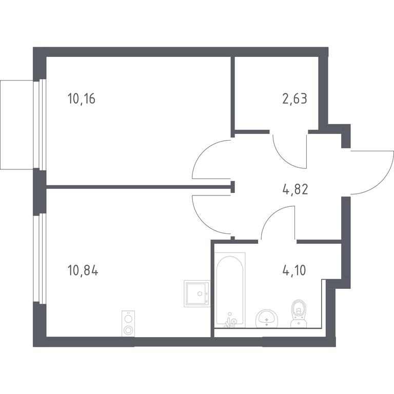 Apartment Sale, 32.55 sq. m. at Prigorod Lesnoe, Molodyozhny bulvar, 6, derevnya Misaylovo, Leninskiy City District, Moscow Region, Russia #1 Apartment Sale, 32.55 sq. m. at Prigorod Lesnoe, Molodyozhny bulvar, 6, derevnya Misaylovo, Leninskiy City District, Moscow Region, Russia #1