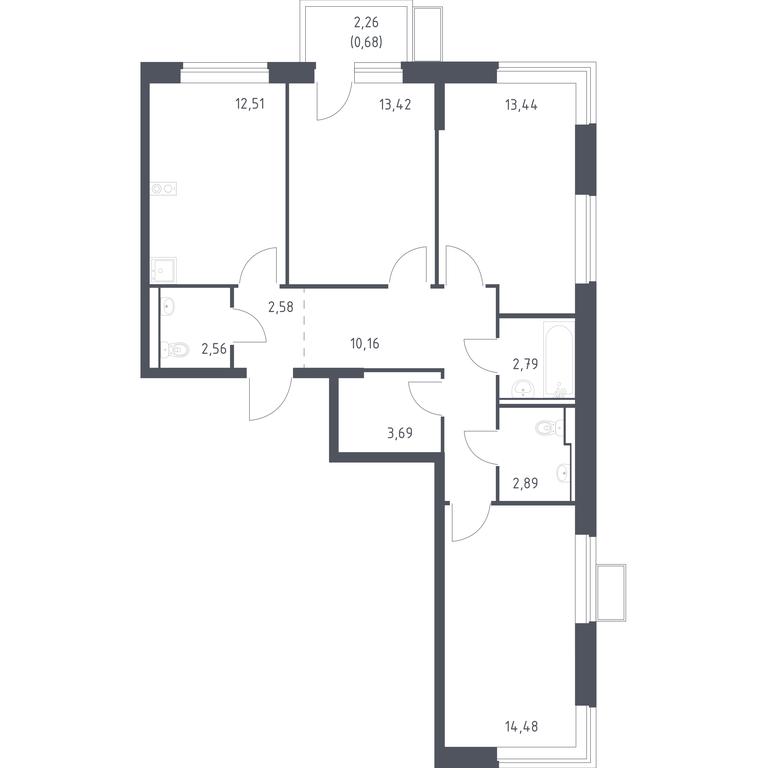 Продажа 2-комн. квартиры, 79,2 м² в ЖК «Егорово Парк», 1-й квартал, посёлок Жилино-1, городской округ Люберцы, Московская область, Россия #1 Продажа 2-комн. квартиры, 79,2 м² в ЖК «Егорово Парк», 1-й квартал, посёлок Жилино-1, городской округ Люберцы, Московская область, Россия #1