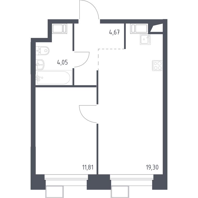 Apartment Sale, 39.63 sq. m. at Troparevo Park, Kiyevskoye shosse, 21-y kilometr, 3с4, Mosrentgen Settlement, Moscow, Russia #1 Apartment Sale, 39.63 sq. m. at Troparevo Park, Kiyevskoye shosse, 21-y kilometr, 3с4, Mosrentgen Settlement, Moscow, Russia #1