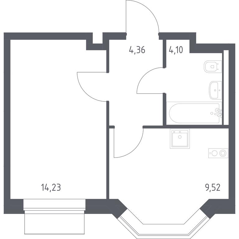 Apartment Sale, 32.21 sq. m. at Kvartal Domashnij, Donetskaya Street, 30с11, Moscow, Russia #1 Apartment Sale, 32.21 sq. m. at Kvartal Domashnij, Donetskaya Street, 30с11, Moscow, Russia #1