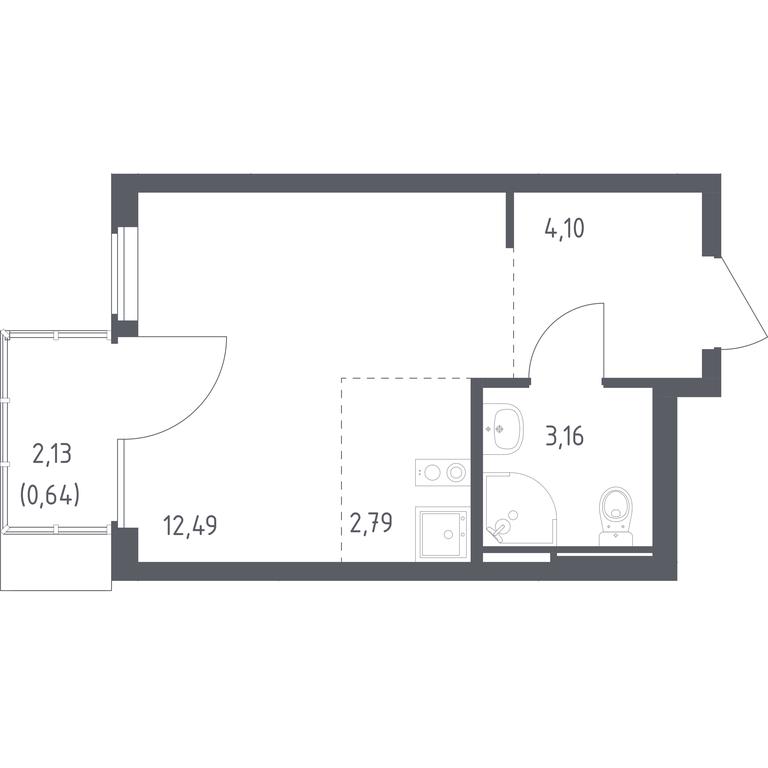 Apartment Sale, 23.18平方米 at Ostafevo, Ostafyevskoe Highway, 12к1, Ryazanovskoe Settlement, Moscow, Russia #1 Apartment Sale, 23.18平方米 at Ostafevo, Ostafyevskoe Highway, 12к1, Ryazanovskoe Settlement, Moscow, Russia #1