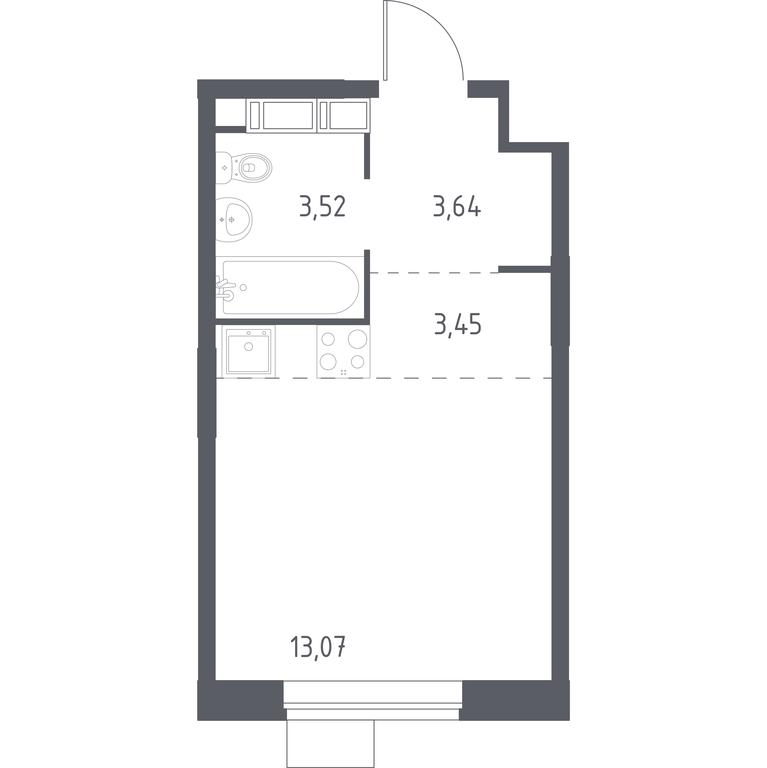 Apartment Sale, 22.9 sq. m. at Novograd Pavlino, Kosinskoye shosse, 2, Novoye Pavlino Microdistrict, Balashikha, Moscow Region, Russia #1 Apartment Sale, 22.9 sq. m. at Novograd Pavlino, Kosinskoye shosse, 2, Novoye Pavlino Microdistrict, Balashikha, Moscow Region, Russia #1