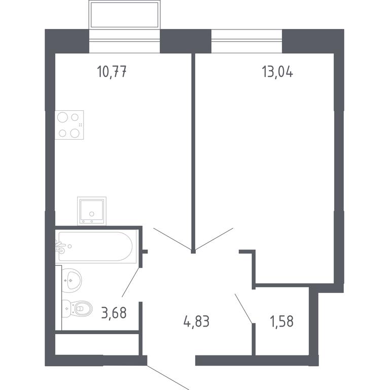 Apartment Sale, 33.9 sq. m. at Novograd Pavlino, Kosinskoye shosse, 2, Novoye Pavlino Microdistrict, Balashikha, Moscow Region, Russia #1 Apartment Sale, 33.9 sq. m. at Novograd Pavlino, Kosinskoye shosse, 2, Novoye Pavlino Microdistrict, Balashikha, Moscow Region, Russia #1