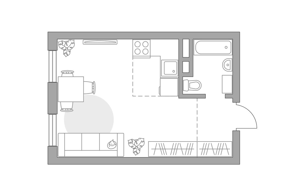 Apartment Sale, 29.43 sq. m. at Anikeevskiy, ulitsa Sergeya Zhadobkina, 1, selo Nikolo-Uryupino, Krasnogorsk City District, Moscow Region, Russia #1