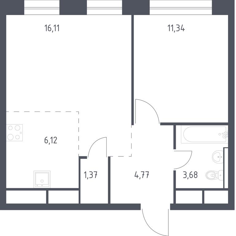 Apartment Sale, 43.39 sq. m. at Novograd Pavlino, Kosinskoye shosse, 2, Novoye Pavlino Microdistrict, Balashikha, Moscow Region, Russia #1 Apartment Sale, 43.39 sq. m. at Novograd Pavlino, Kosinskoye shosse, 2, Novoye Pavlino Microdistrict, Balashikha, Moscow Region, Russia #1