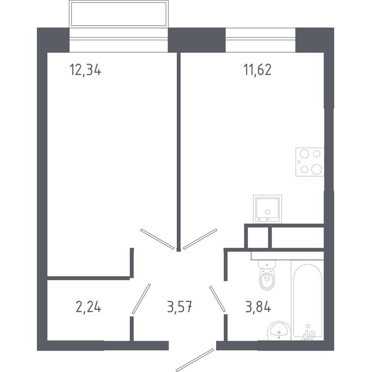 Apartment Sale, 33.61 sq. m. at Novograd Pavlino, Kosinskoye shosse, 2, Novoye Pavlino Microdistrict, Balashikha, Moscow Region, Russia #1 Apartment Sale, 33.61 sq. m. at Novograd Pavlino, Kosinskoye shosse, 2, Novoye Pavlino Microdistrict, Balashikha, Moscow Region, Russia #1