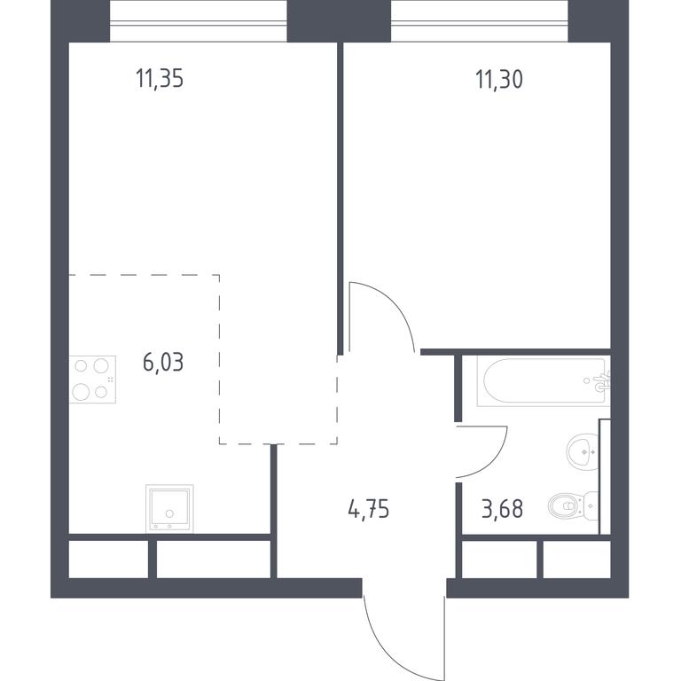 Apartment Sale, 37.11 sq. m. at Novograd Pavlino, Kosinskoye shosse, 2, Novoye Pavlino Microdistrict, Balashikha, Moscow Region, Russia #1 Apartment Sale, 37.11 sq. m. at Novograd Pavlino, Kosinskoye shosse, 2, Novoye Pavlino Microdistrict, Balashikha, Moscow Region, Russia #1