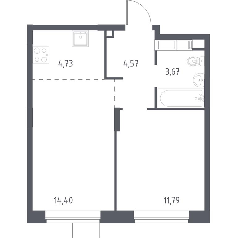 Apartment Sale, 38.1 sq. m. at Novograd Pavlino, Kosinskoye shosse, 2, Novoye Pavlino Microdistrict, Balashikha, Moscow Region, Russia #1 Apartment Sale, 38.1 sq. m. at Novograd Pavlino, Kosinskoye shosse, 2, Novoye Pavlino Microdistrict, Balashikha, Moscow Region, Russia #1