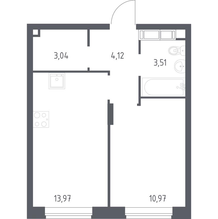 Apartment Sale, 35.4 sq. m. at Novograd Pavlino, Kosinskoye shosse, 2, Novoye Pavlino Microdistrict, Balashikha, Moscow Region, Russia #1 Apartment Sale, 35.4 sq. m. at Novograd Pavlino, Kosinskoye shosse, 2, Novoye Pavlino Microdistrict, Balashikha, Moscow Region, Russia #1