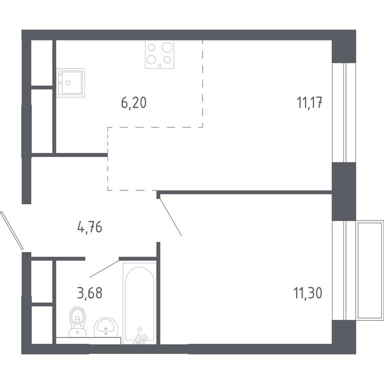 Apartment Sale, 37.11 sq. m. at Novograd Pavlino, Kosinskoye shosse, 2, Novoye Pavlino Microdistrict, Balashikha, Moscow Region, Russia #1 Apartment Sale, 37.11 sq. m. at Novograd Pavlino, Kosinskoye shosse, 2, Novoye Pavlino Microdistrict, Balashikha, Moscow Region, Russia #1
