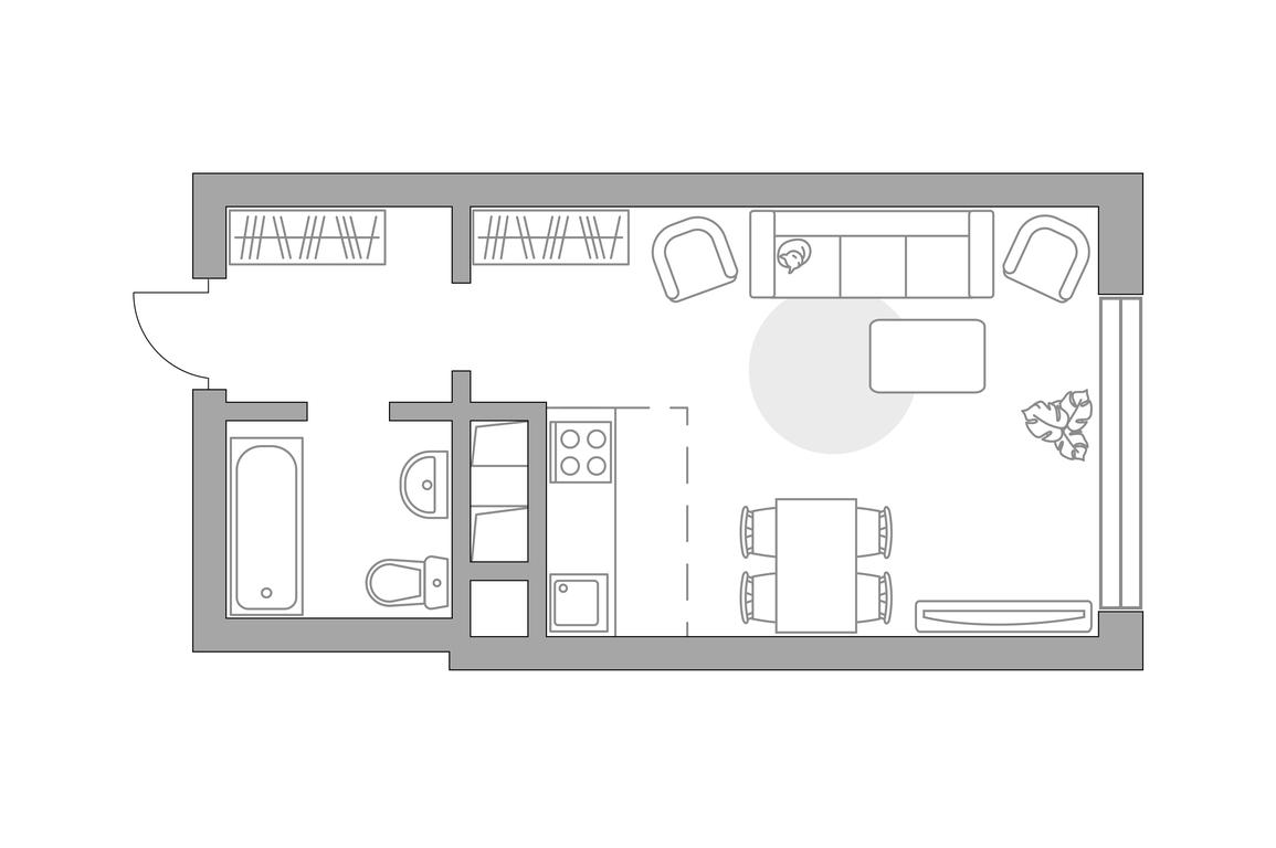 Apartment Sale, 30.9平方米 at Innovatsiya, bulvar Eynshteyna, 1, Urban-Type Settlement of Novoivanovskoe, Odintsovskiy City District, Moscow Region, Russia #1