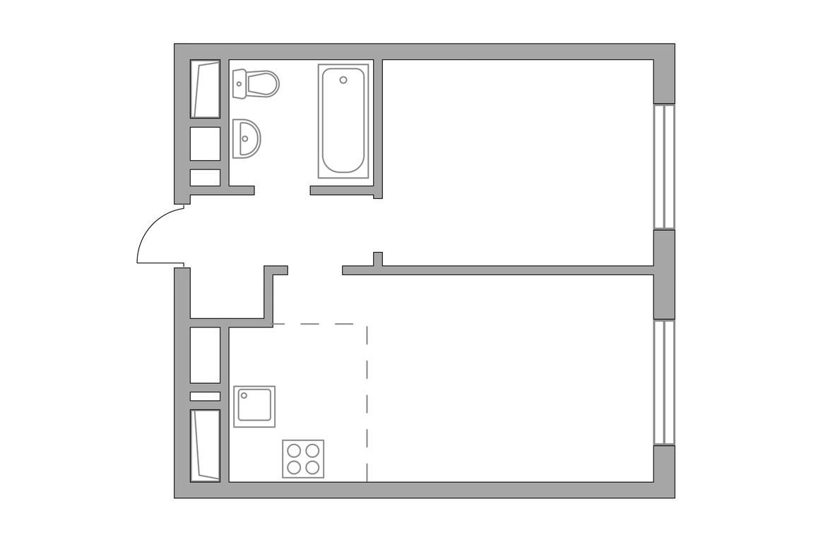 1-BD Apartment Sale, 32.9 sq. m. at Innovatsiya, bulvar Eynshteyna, 1, Urban-Type Settlement of Novoivanovskoe, Odintsovskiy City District, Moscow Region, Russia #2