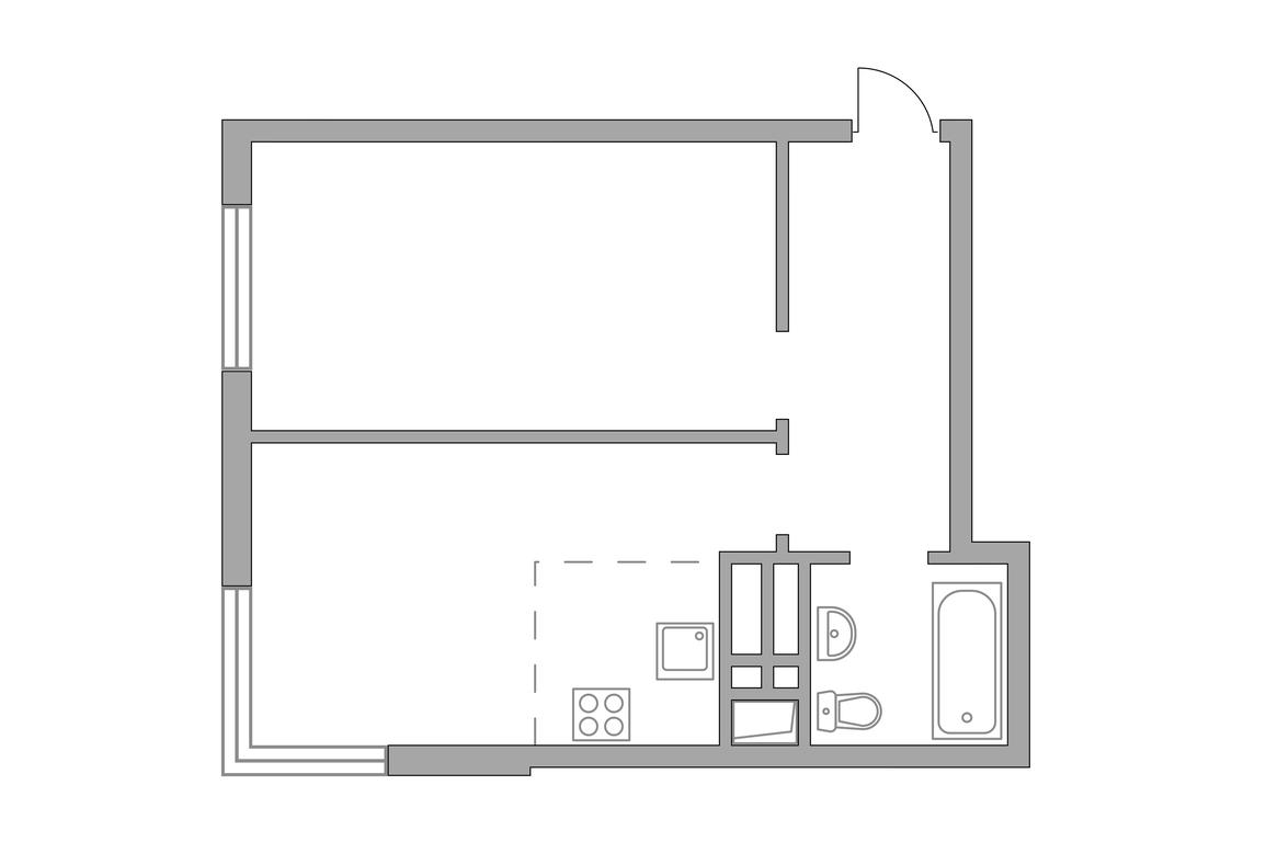 1-BD Apartment Sale, 39.1平方米 at Innovatsiya, bulvar Eynshteyna, 1, Urban-Type Settlement of Novoivanovskoe, Odintsovskiy City District, Moscow Region, Russia #2