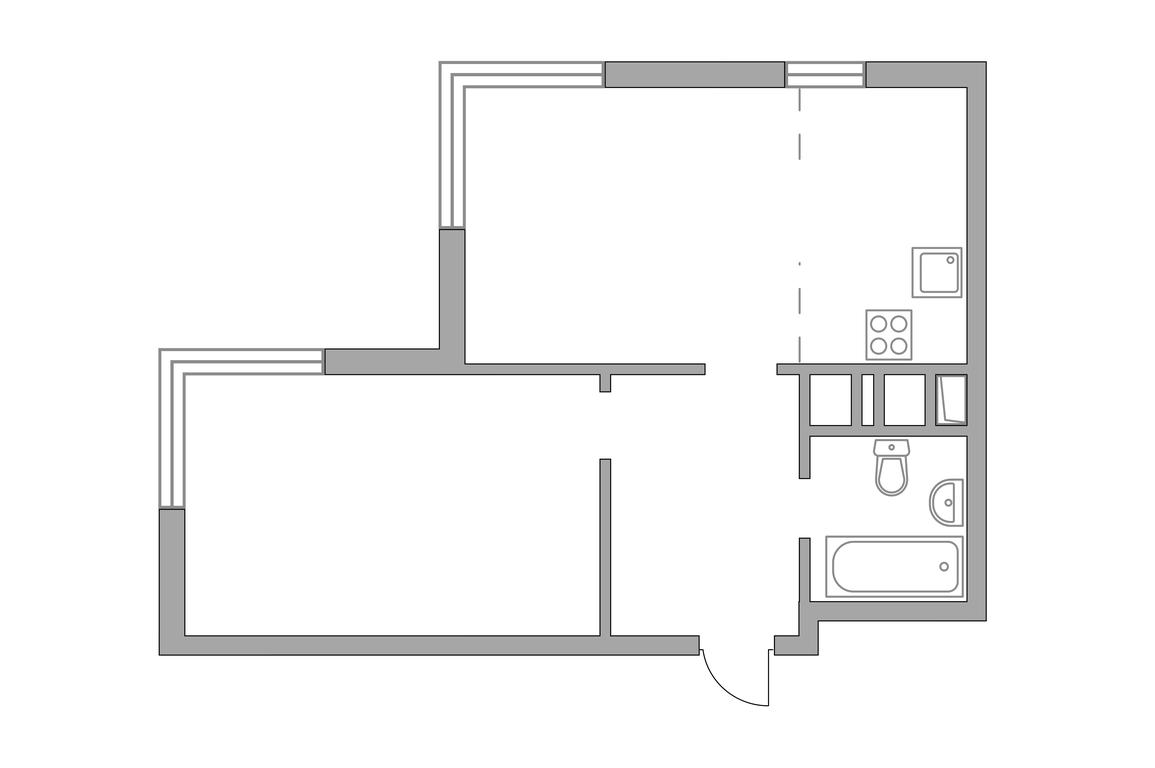 1-BD Apartment Sale, 44.1 sq. m. at Innovatsiya, bulvar Eynshteyna, 1, Urban-Type Settlement of Novoivanovskoe, Odintsovskiy City District, Moscow Region, Russia #2