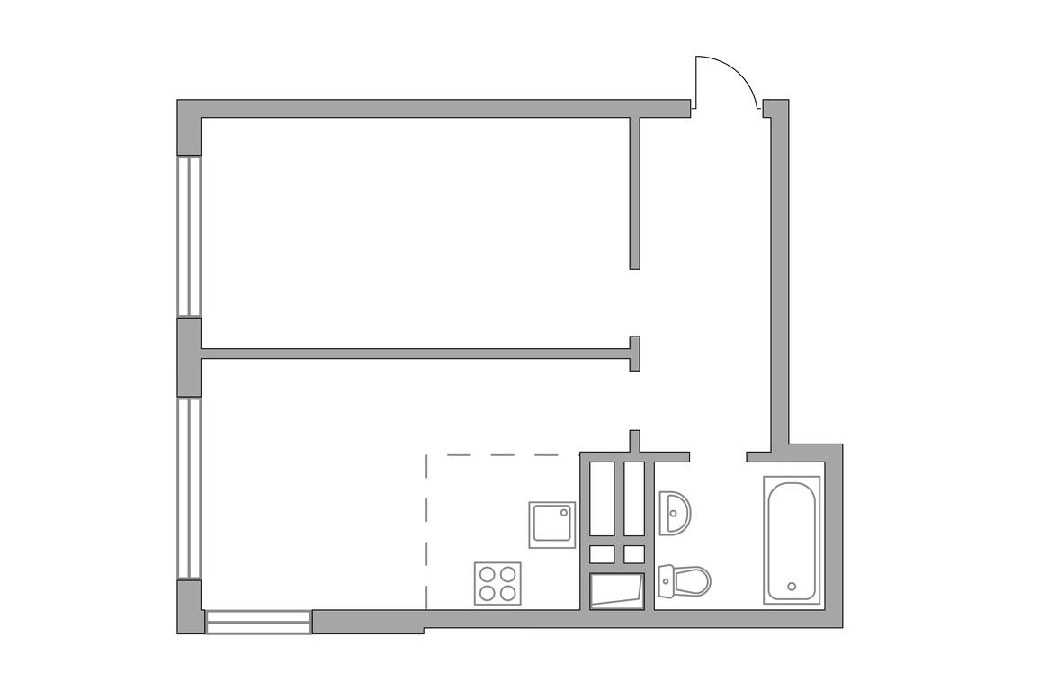 1-BD Apartment Sale, 39.1 sq. m. at Innovatsiya, bulvar Eynshteyna, 1, Urban-Type Settlement of Novoivanovskoe, Odintsovskiy City District, Moscow Region, Russia #2