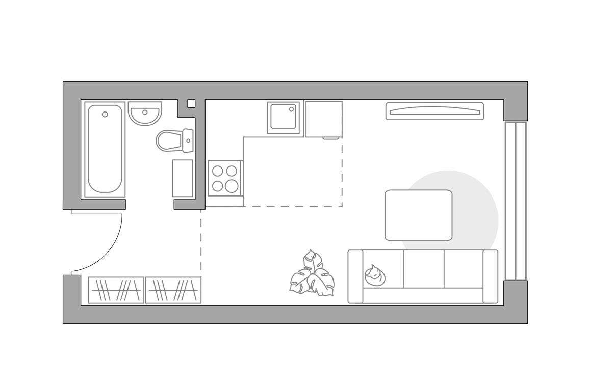 Apartment Sale, 26.7 sq. m. at Profit, Gazgoldernaya Street, 8, Moscow, Russia #1