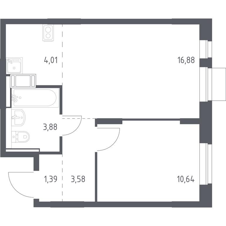 Apartment Sale, 40.38平方米 at Piatnitskie Luga, Pyatnitskoye Highway, 2, derevnya Yurlovo, Solnechnogorsk City District, Moscow Region, Russia #1 Apartment Sale, 40.38平方米 at Piatnitskie Luga, Pyatnitskoye Highway, 2, derevnya Yurlovo, Solnechnogorsk City District, Moscow Region, Russia #1