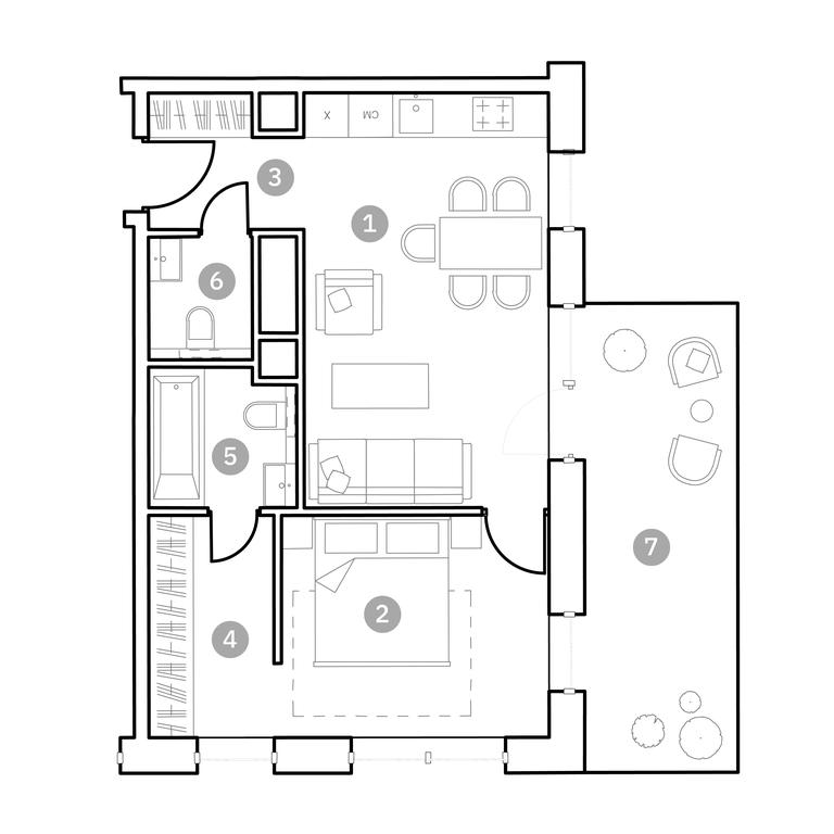 1-BD Apartment Sale, 55.7平方米 at Fiztekh-City, Новодачная улица, 67, Москва, Россия #2 1-BD Apartment Sale, 55.7平方米 at Fiztekh-City, Новодачная улица, 67, Москва, Россия #2