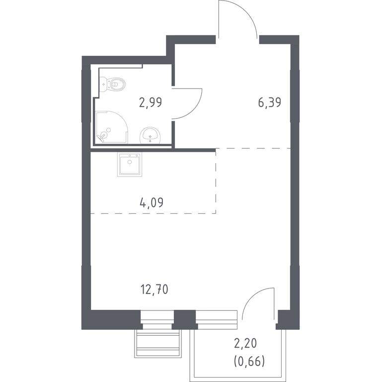 Apartment Sale, 26.83 sq. m. at Rublevskiy Kvartal, Laykovo Green Quarter, zhiloy kompleks Gorod-sobytiye Laykovo, selo Laykovo, Odintsovskiy City District, Moscow Region, Russia #1 Apartment Sale, 26.83 sq. m. at Rublevskiy Kvartal, Laykovo Green Quarter, zhiloy kompleks Gorod-sobytiye Laykovo, selo Laykovo, Odintsovskiy City District, Moscow Region, Russia #1