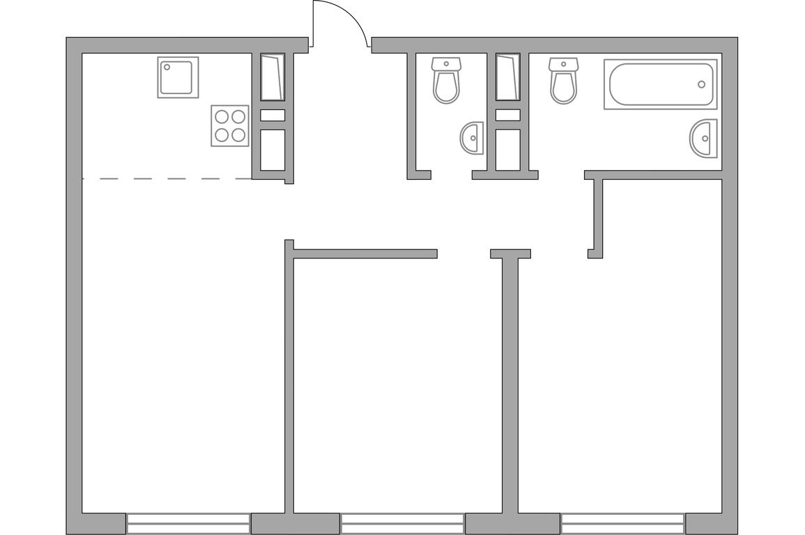 2-BD Apartment Sale, 50.9 sq. m. at Innovatsiya, bulvar Eynshteyna, 1, Urban-Type Settlement of Novoivanovskoe, Odintsovskiy City District, Moscow Region, Russia #2 2-BD Apartment Sale, 50.9 sq. m. at Innovatsiya, bulvar Eynshteyna, 1, Urban-Type Settlement of Novoivanovskoe, Odintsovskiy City District, Moscow Region, Russia #2