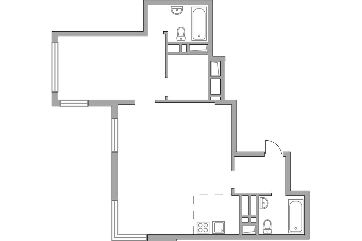 1-BD Apartment Sale, 62平方米 at Innovatsiya, bulvar Eynshteyna, 1, Urban-Type Settlement of Novoivanovskoe, Odintsovskiy City District, Moscow Region, Russia #2 1-BD Apartment Sale, 62平方米 at Innovatsiya, bulvar Eynshteyna, 1, Urban-Type Settlement of Novoivanovskoe, Odintsovskiy City District, Moscow Region, Russia #2