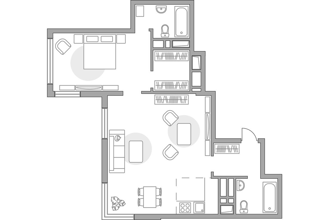 1-BD Apartment Sale, 62平方米 at Innovatsiya, bulvar Eynshteyna, 1, Urban-Type Settlement of Novoivanovskoe, Odintsovskiy City District, Moscow Region, Russia #1 1-BD Apartment Sale, 62平方米 at Innovatsiya, bulvar Eynshteyna, 1, Urban-Type Settlement of Novoivanovskoe, Odintsovskiy City District, Moscow Region, Russia #1