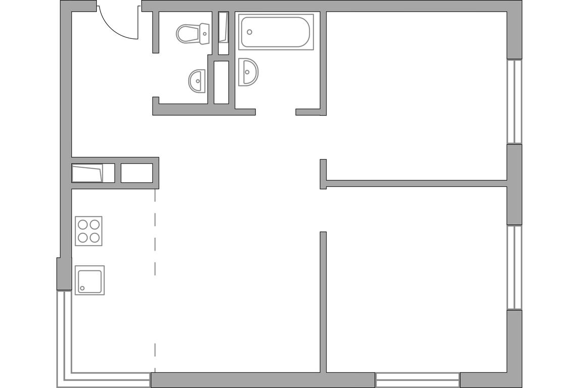 2-BD Apartment Sale, 58.2 sq. m. at Innovatsiya, bulvar Eynshteyna, 1, Urban-Type Settlement of Novoivanovskoe, Odintsovskiy City District, Moscow Region, Russia #2 2-BD Apartment Sale, 58.2 sq. m. at Innovatsiya, bulvar Eynshteyna, 1, Urban-Type Settlement of Novoivanovskoe, Odintsovskiy City District, Moscow Region, Russia #2