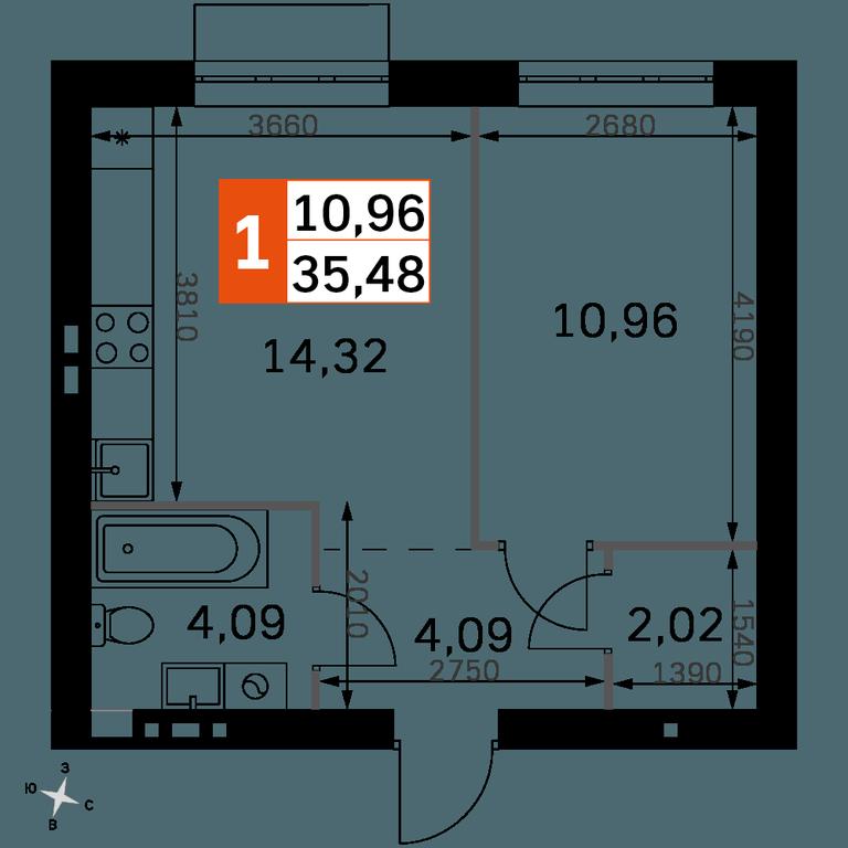 1-BD Apartment Sale, 35.48 sq. m. at Zhavoronki Club, zhiloy kompleks Akkord Smart-kvartal, Mitkino Village, Odintsovskiy City District, Moscow Region, Russia #2 1-BD Apartment Sale, 35.48 sq. m. at Zhavoronki Club, zhiloy kompleks Akkord Smart-kvartal, Mitkino Village, Odintsovskiy City District, Moscow Region, Russia #2