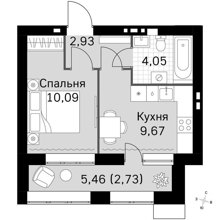 1-BD Apartment Sale, 29.47 sq. m. at Zhavoronki Club, zhiloy kompleks Akkord Smart-kvartal, Mitkino Village, Odintsovskiy City District, Moscow Region, Russia #1 1-BD Apartment Sale, 29.47 sq. m. at Zhavoronki Club, zhiloy kompleks Akkord Smart-kvartal, Mitkino Village, Odintsovskiy City District, Moscow Region, Russia #1