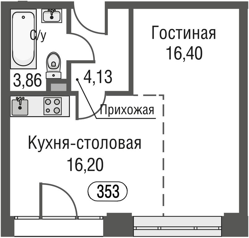 Apartment Sale, 41.3 sq. m. at AFI Park Voroncovskiy, Akademika Chelomeya Street, 7Ас2, Moscow, Russia #1 Apartment Sale, 41.3 sq. m. at AFI Park Voroncovskiy, Akademika Chelomeya Street, 7Ас2, Moscow, Russia #1