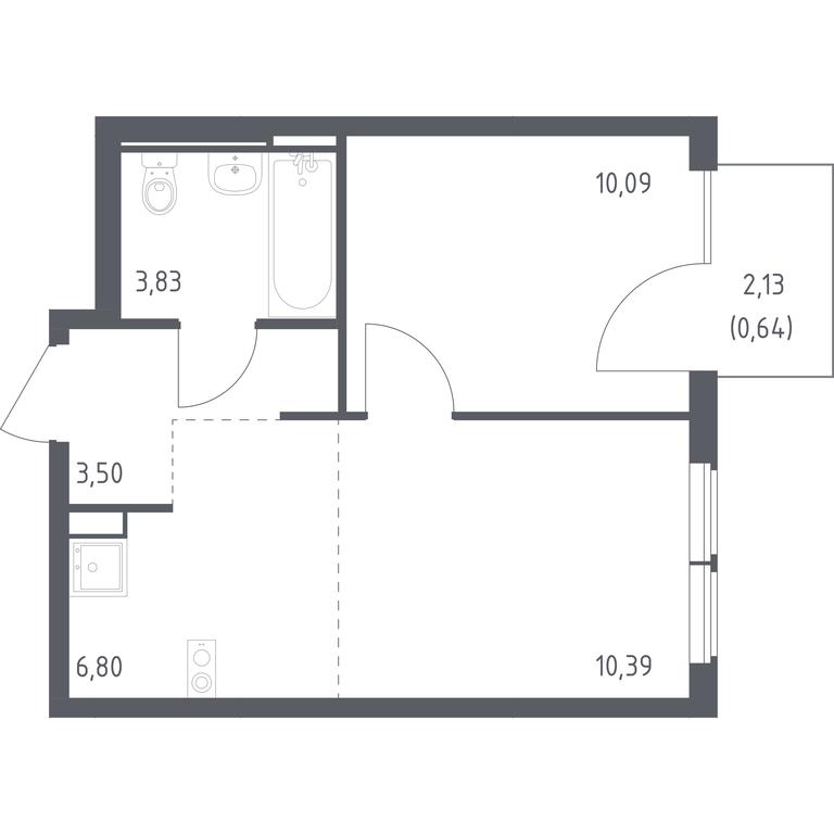 Apartment Sale, 35.25平方米 at Ostafevo, Ostafyevskoe Highway, 12к1, Ryazanovskoe Settlement, Moscow, Russia #1 Apartment Sale, 35.25平方米 at Ostafevo, Ostafyevskoe Highway, 12к1, Ryazanovskoe Settlement, Moscow, Russia #1