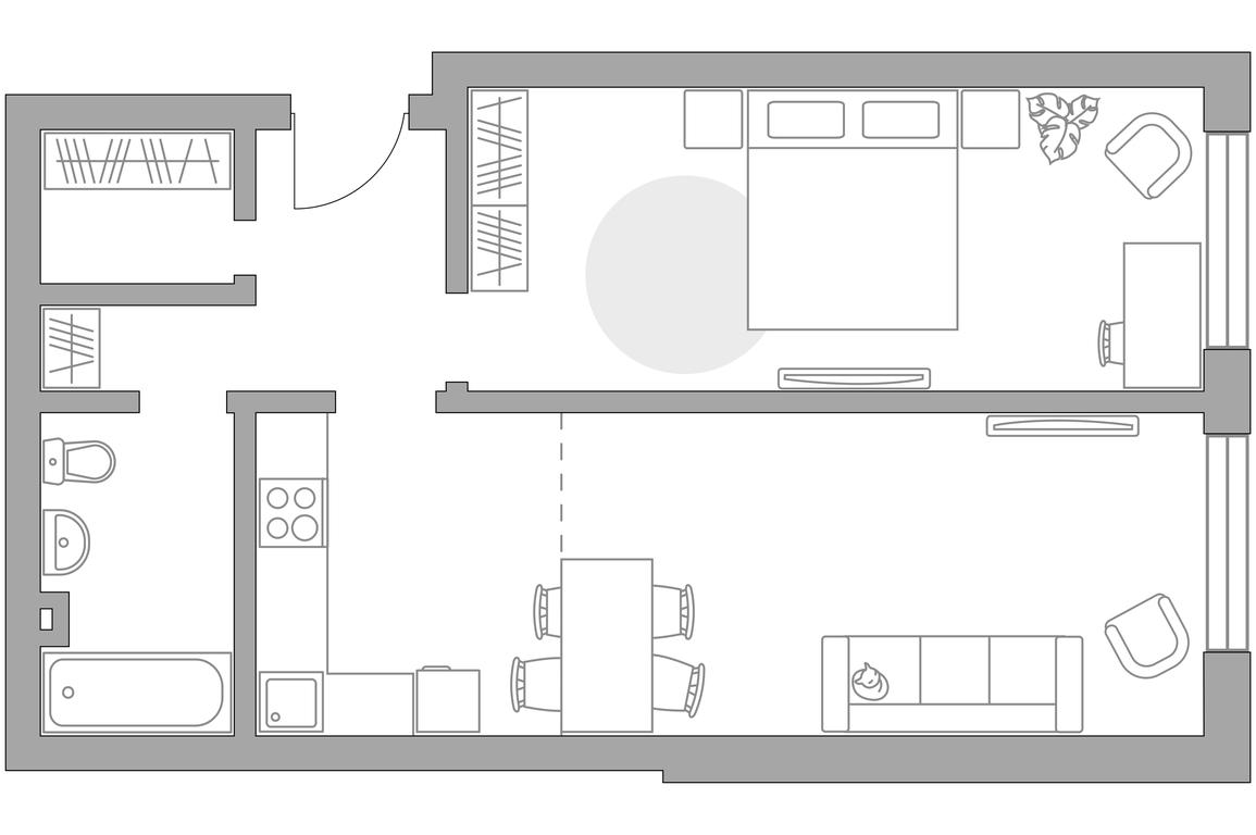 1-BD Apartment Sale, 55.4 sq. m. at Profit, Gazgoldernaya Street, 8, Moscow, Russia #1 1-BD Apartment Sale, 55.4 sq. m. at Profit, Gazgoldernaya Street, 8, Moscow, Russia #1