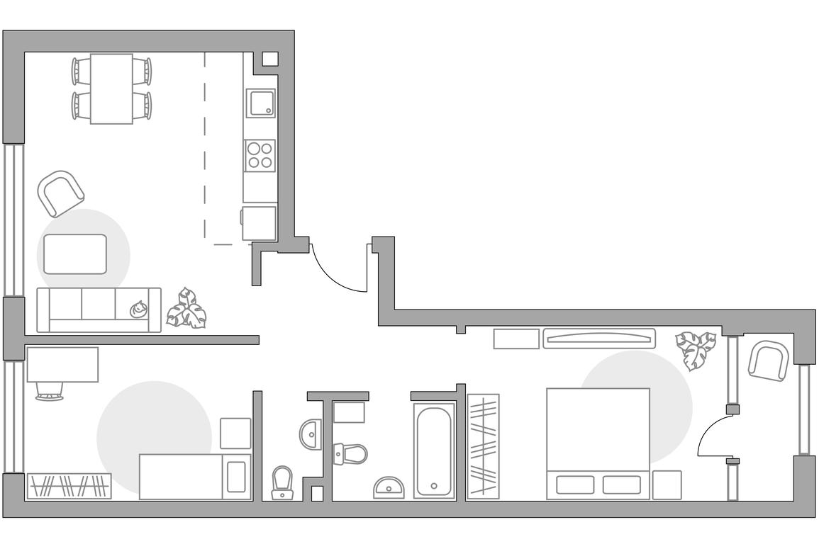2-BD Apartment Sale, 63.4 sq. m. at Profit, Gazgoldernaya Street, 8, Moscow, Russia #1 2-BD Apartment Sale, 63.4 sq. m. at Profit, Gazgoldernaya Street, 8, Moscow, Russia #1