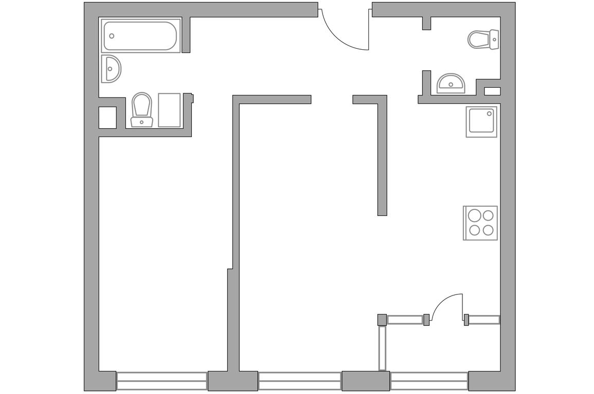 1-BD Apartment Sale, 66.2 sq. m. at Profit, Gazgoldernaya Street, 8, Moscow, Russia #1 1-BD Apartment Sale, 66.2 sq. m. at Profit, Gazgoldernaya Street, 8, Moscow, Russia #1