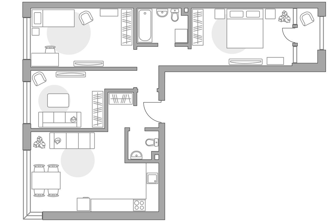 2-BD Apartment Sale, 87.8 sq. m. at Profit, Gazgoldernaya Street, 8, Moscow, Russia #1 2-BD Apartment Sale, 87.8 sq. m. at Profit, Gazgoldernaya Street, 8, Moscow, Russia #1
