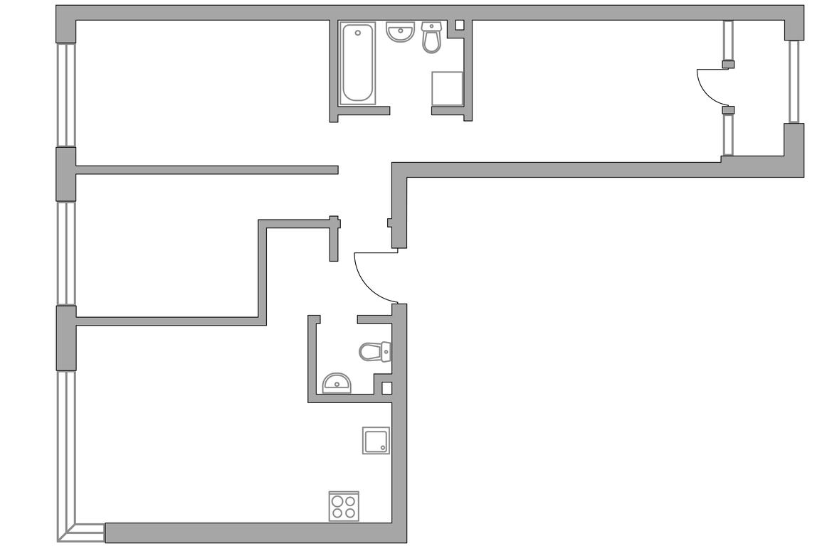 2-BD Apartment Sale, 87.8 sq. m. at Profit, Gazgoldernaya Street, 8, Moscow, Russia #2 2-BD Apartment Sale, 87.8 sq. m. at Profit, Gazgoldernaya Street, 8, Moscow, Russia #2