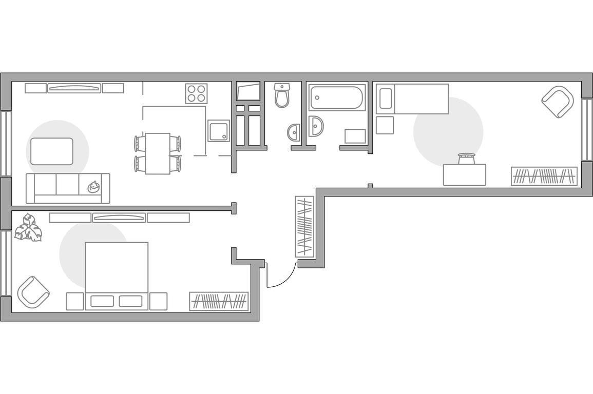 2-BD Apartment Sale, 65.3平方米 at Innovatsiya, bulvar Eynshteyna, 1, Urban-Type Settlement of Novoivanovskoe, Odintsovskiy City District, Moscow Region, Russia #1 2-BD Apartment Sale, 65.3平方米 at Innovatsiya, bulvar Eynshteyna, 1, Urban-Type Settlement of Novoivanovskoe, Odintsovskiy City District, Moscow Region, Russia #1