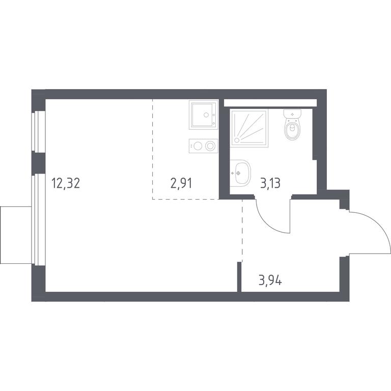 Apartment Sale, 22.3平方米 at Gorki Park, Shkolnaya ulitsa, 2, derevnya Korobovo, Leninskiy City District, Moscow Region, Russia #1 Apartment Sale, 22.3平方米 at Gorki Park, Shkolnaya ulitsa, 2, derevnya Korobovo, Leninskiy City District, Moscow Region, Russia #1