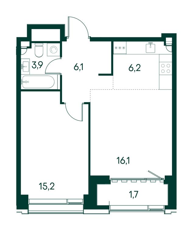 1-BD Apartment Sale, 49.2 sq. m. at Primavera, Volokolamskoye Highway, вл67, Moscow, Russia #1 1-BD Apartment Sale, 49.2 sq. m. at Primavera, Volokolamskoye Highway, вл67, Moscow, Russia #1
