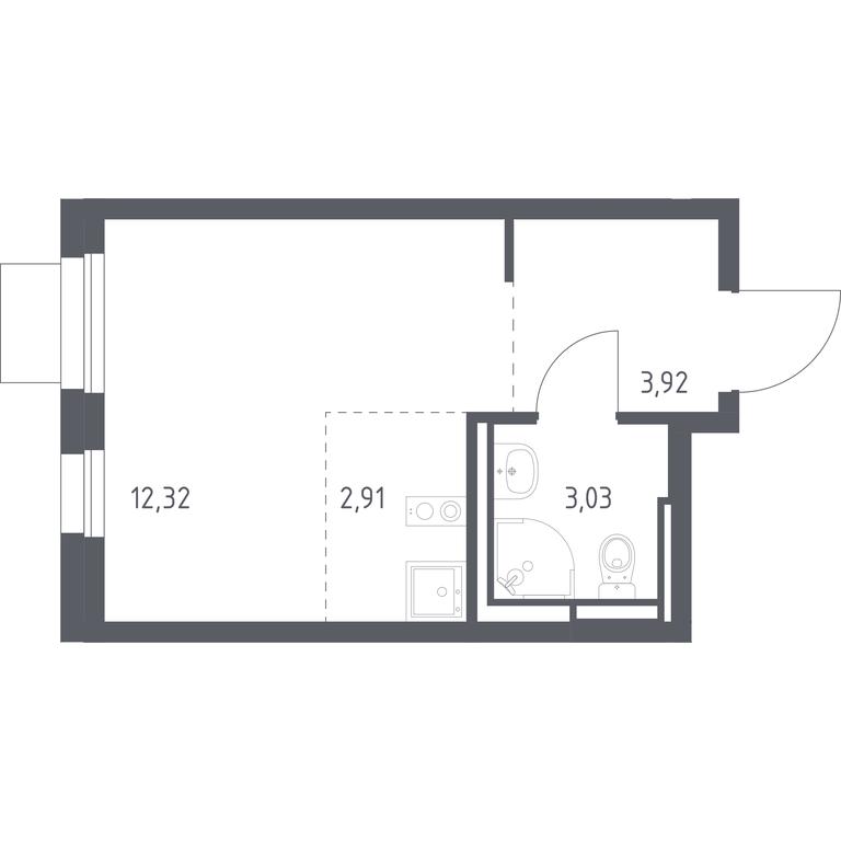 Apartment Sale, 22.18 sq. m. at Pribrezhnyi Park, Pribrezhniy Park Residential Complex, Village of Yam, Domodedovo City District, Moscow Region, Russia #1 Apartment Sale, 22.18 sq. m. at Pribrezhnyi Park, Pribrezhniy Park Residential Complex, Village of Yam, Domodedovo City District, Moscow Region, Russia #1
