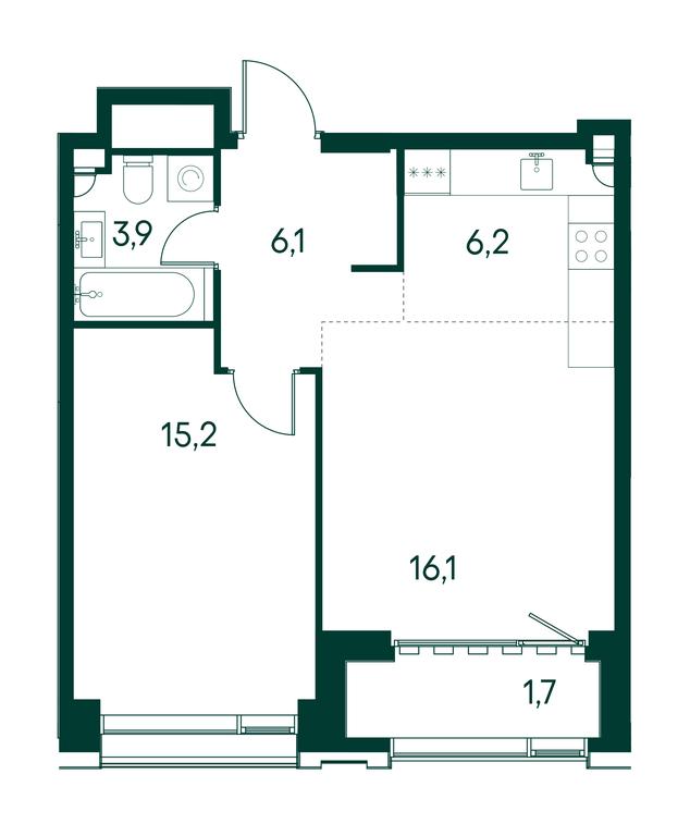 1-BD Apartment Sale, 49.1 sq. m. at Primavera, Volokolamskoye Highway, вл67, Moscow, Russia #1 1-BD Apartment Sale, 49.1 sq. m. at Primavera, Volokolamskoye Highway, вл67, Moscow, Russia #1