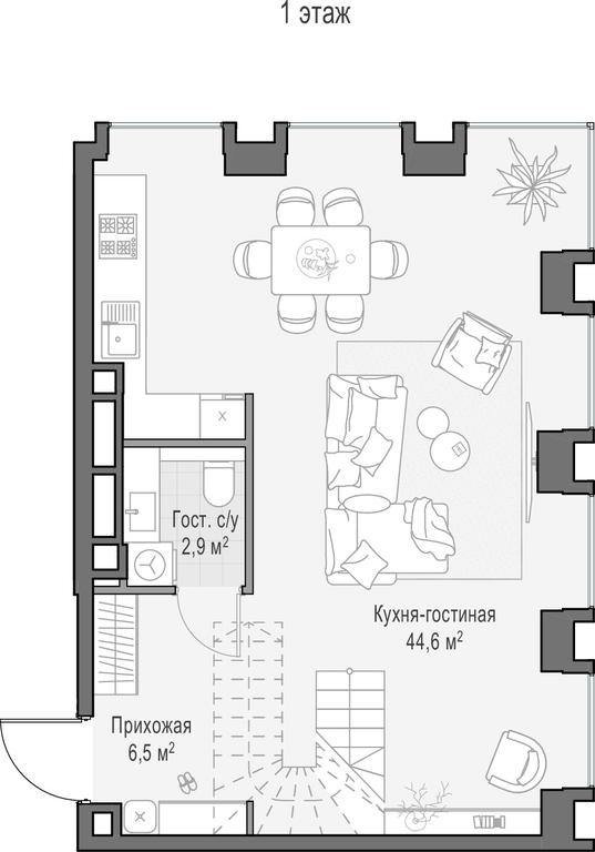 3-BD Apartment Sale, 108.2 sq. m. at Life Time, Sergeya Makeyeva Street, вл11/9с1-10, Moscow, Russia #1 3-BD Apartment Sale, 108.2 sq. m. at Life Time, Sergeya Makeyeva Street, вл11/9с1-10, Moscow, Russia #1