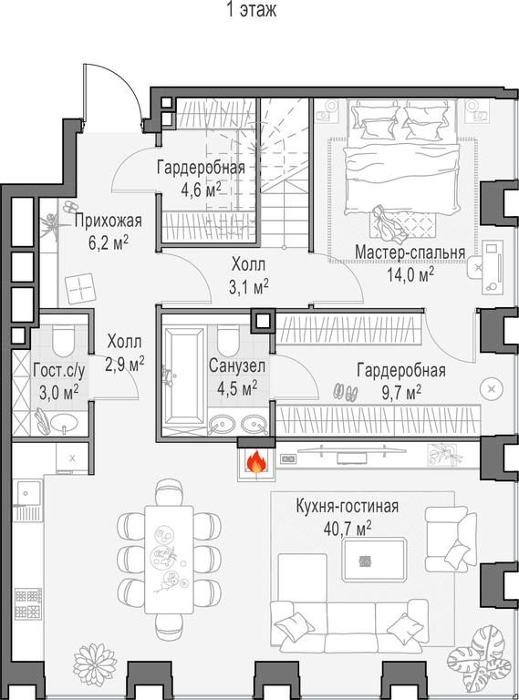 5-BD Apartment Sale, 180 sq. m. at Life Time, Sergeya Makeyeva Street, вл11/9с1-10, Moscow, Russia #1 5-BD Apartment Sale, 180 sq. m. at Life Time, Sergeya Makeyeva Street, вл11/9с1-10, Moscow, Russia #1