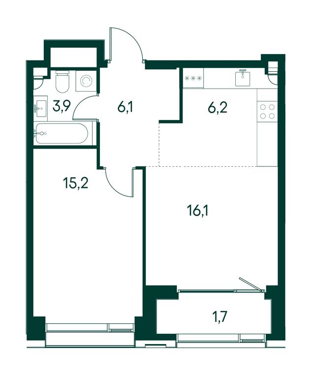 1-BD Apartment Sale, 48.9 sq. m. at Primavera, Volokolamskoye Highway, вл67, Moscow, Russia #1 1-BD Apartment Sale, 48.9 sq. m. at Primavera, Volokolamskoye Highway, вл67, Moscow, Russia #1