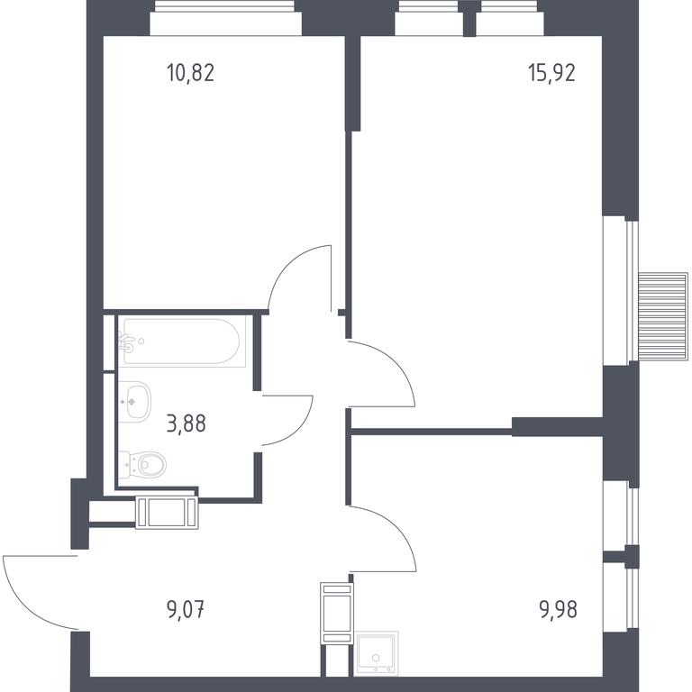 1-BD Apartment Sale, 49.67 sq. m. at Bolshoe Putilkovo, Prostornaya ulitsa, 1, Putilkovo Village, Krasnogorsk City District, Moscow Region, Russia #1 1-BD Apartment Sale, 49.67 sq. m. at Bolshoe Putilkovo, Prostornaya ulitsa, 1, Putilkovo Village, Krasnogorsk City District, Moscow Region, Russia #1