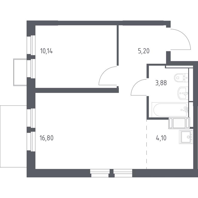 Apartment Sale, 40.12 sq. m. at Bolshoe Putilkovo, Prostornaya ulitsa, 1, Putilkovo Village, Krasnogorsk City District, Moscow Region, Russia #1 Apartment Sale, 40.12 sq. m. at Bolshoe Putilkovo, Prostornaya ulitsa, 1, Putilkovo Village, Krasnogorsk City District, Moscow Region, Russia #1