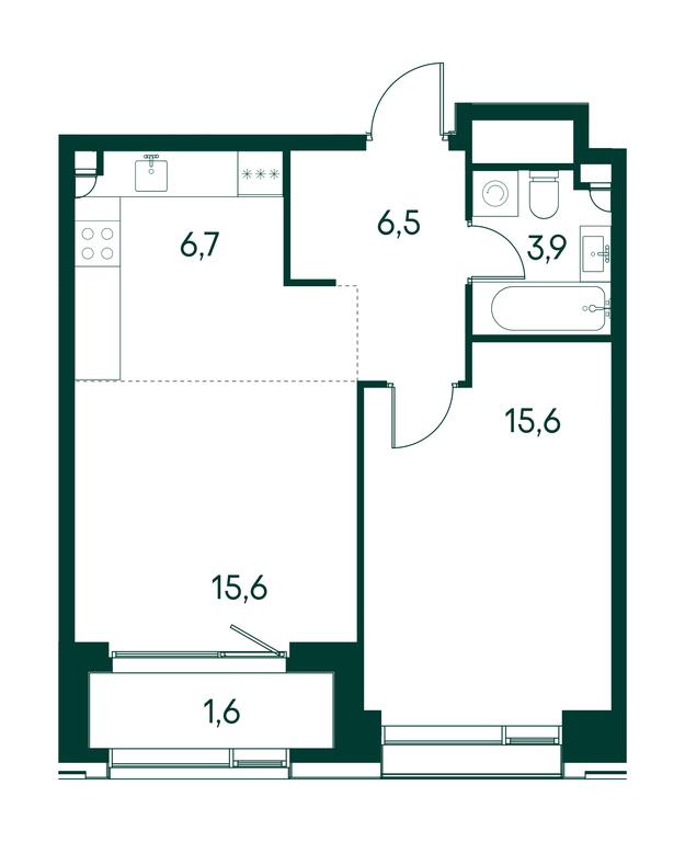 1-BD Apartment Sale, 49.9 sq. m. at Primavera, Volokolamskoye Highway, вл67, Moscow, Russia #1 1-BD Apartment Sale, 49.9 sq. m. at Primavera, Volokolamskoye Highway, вл67, Moscow, Russia #1